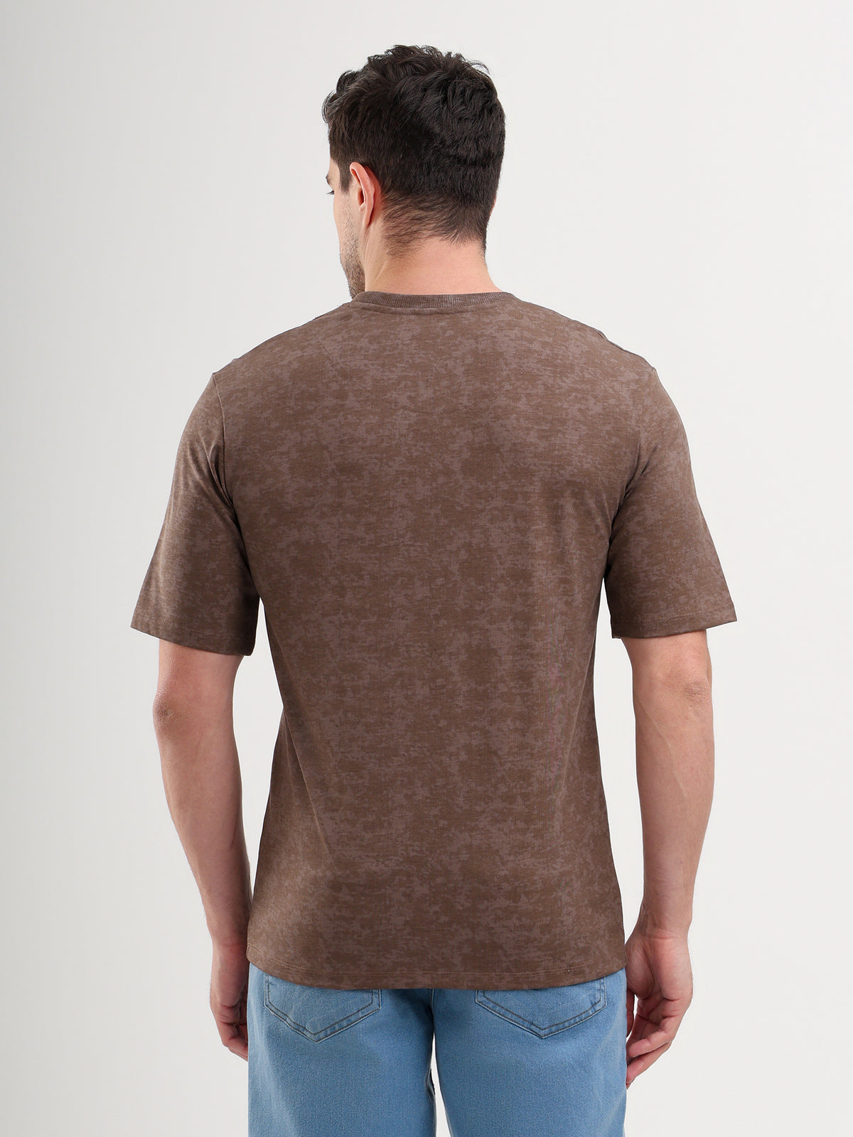 Sparky Solid Slim Fit Cotton T-Shirt Half Sleeve