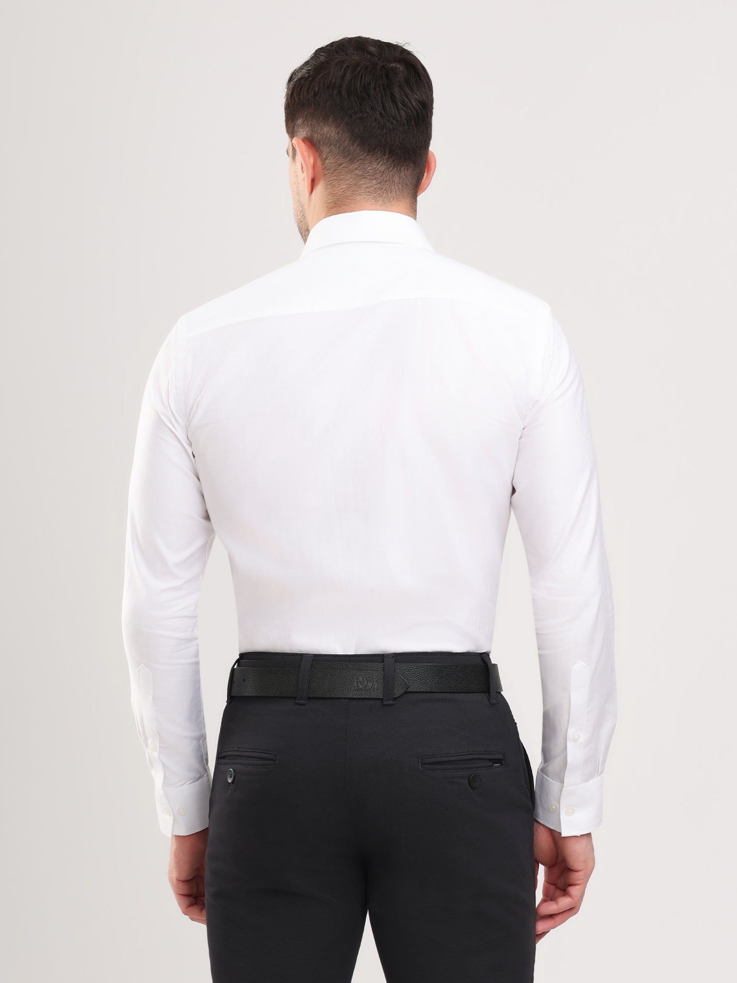 Men White classic and formal shirt