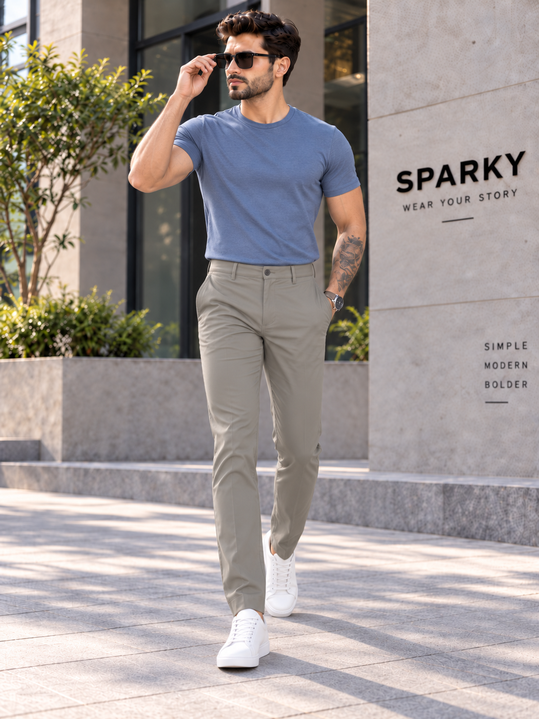 Men’s Premium Slim Fit Casual Trousers