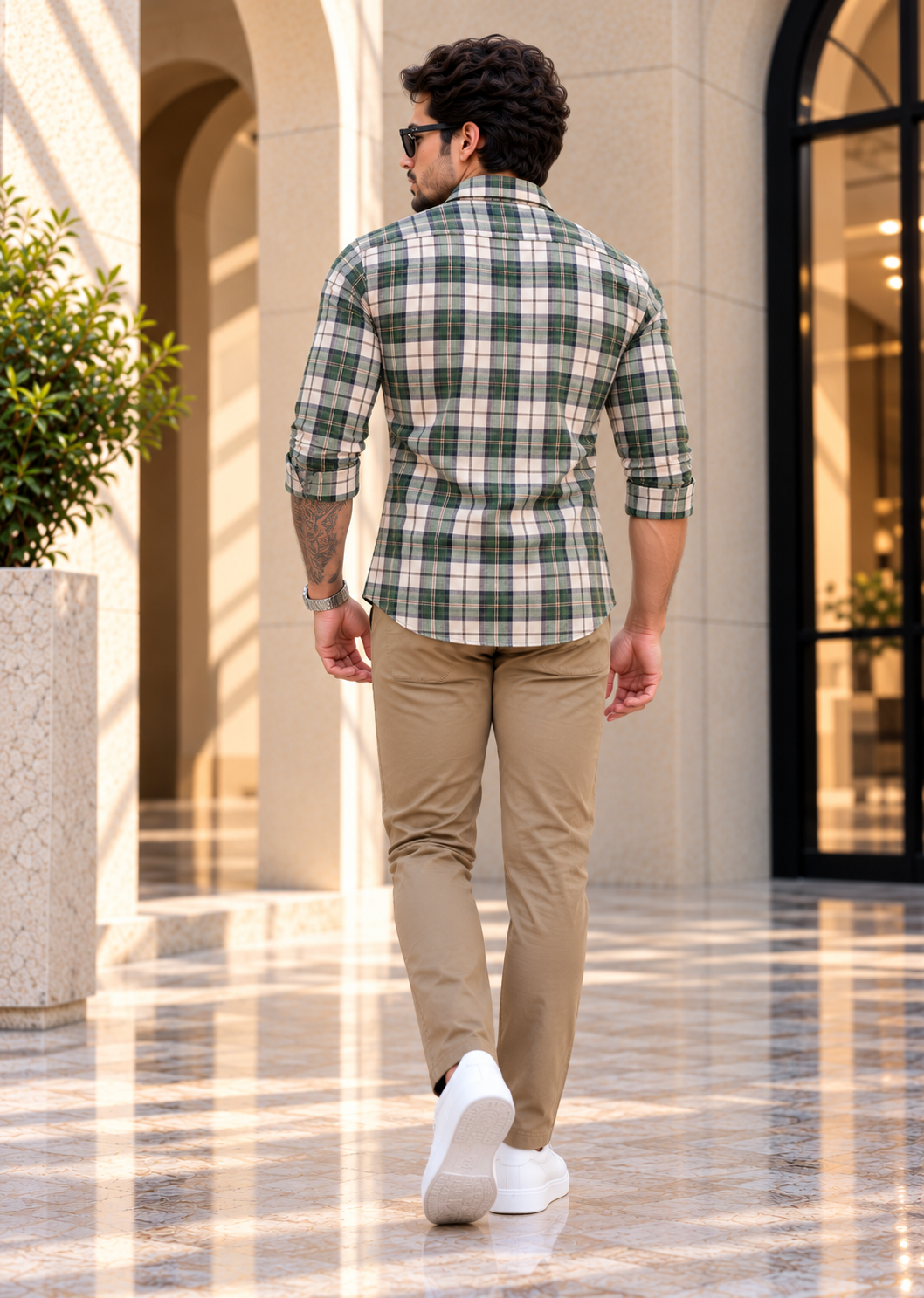 Men’s Stylish Casual Check Shirt