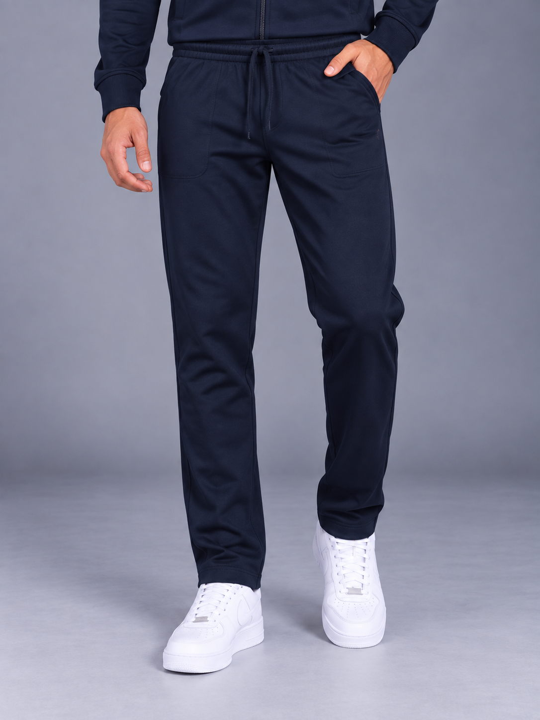Blue  Colour Regular Fit  Primium Track Suit