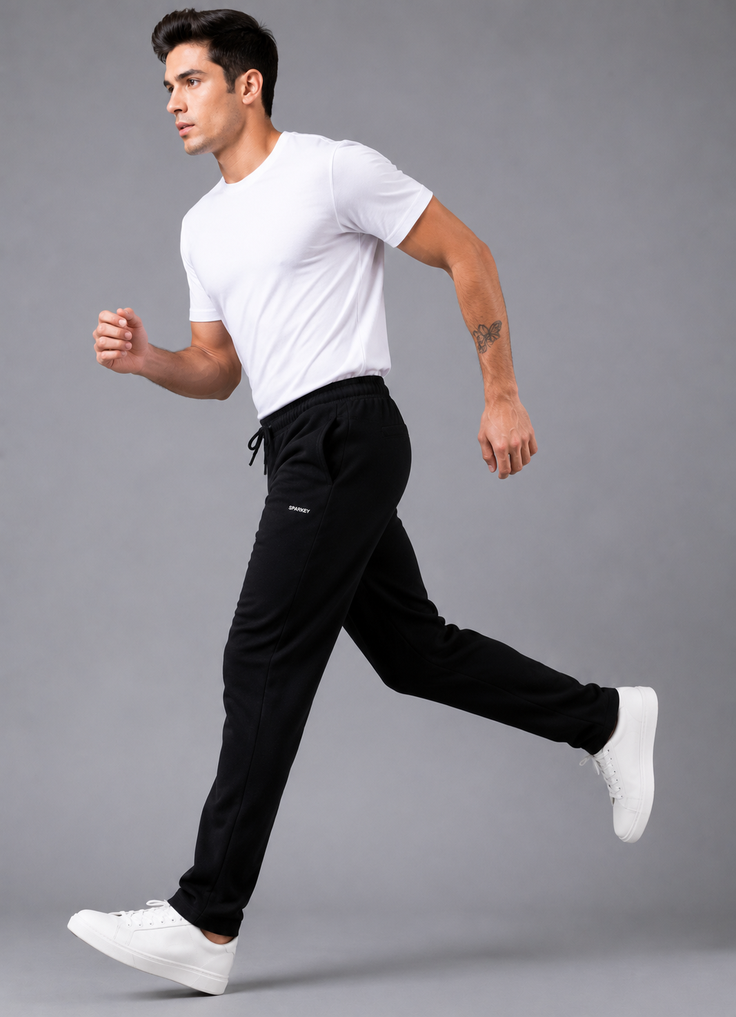 SPARKY Men's Fabric Solid Lower | Premium Track Pants