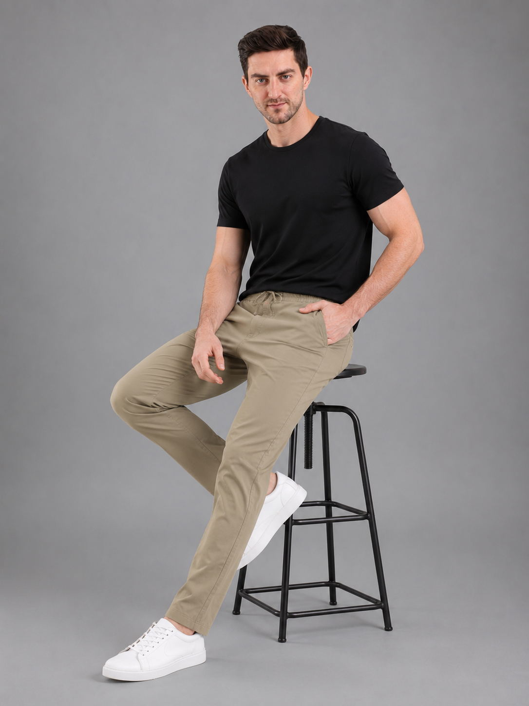 Men's Cotton Blend Lower | Comfortable Jogger Track Pants for Men