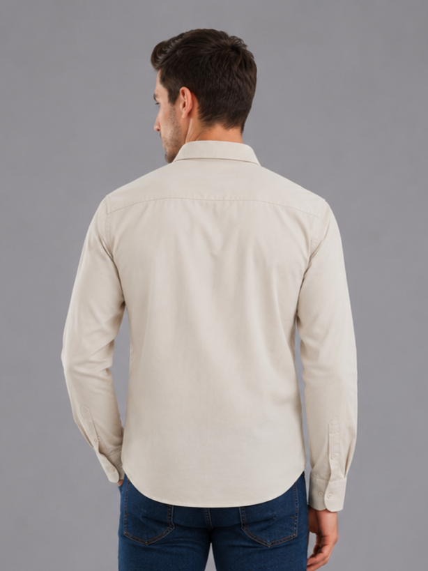 Men Premium Formal Satin Shirt Full Sleeve Regular Fit