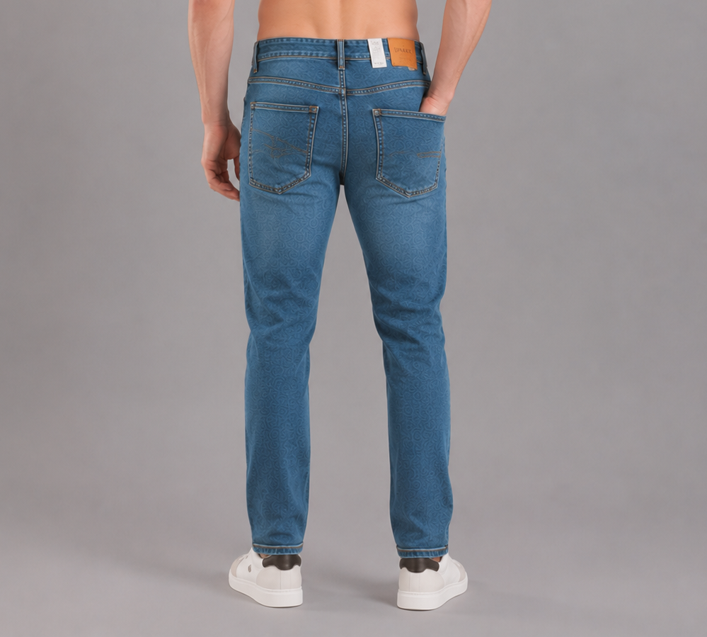 SPARKY Men | Stretch Comfort Fit | Light Blue Jeans | Premium Casual Denim