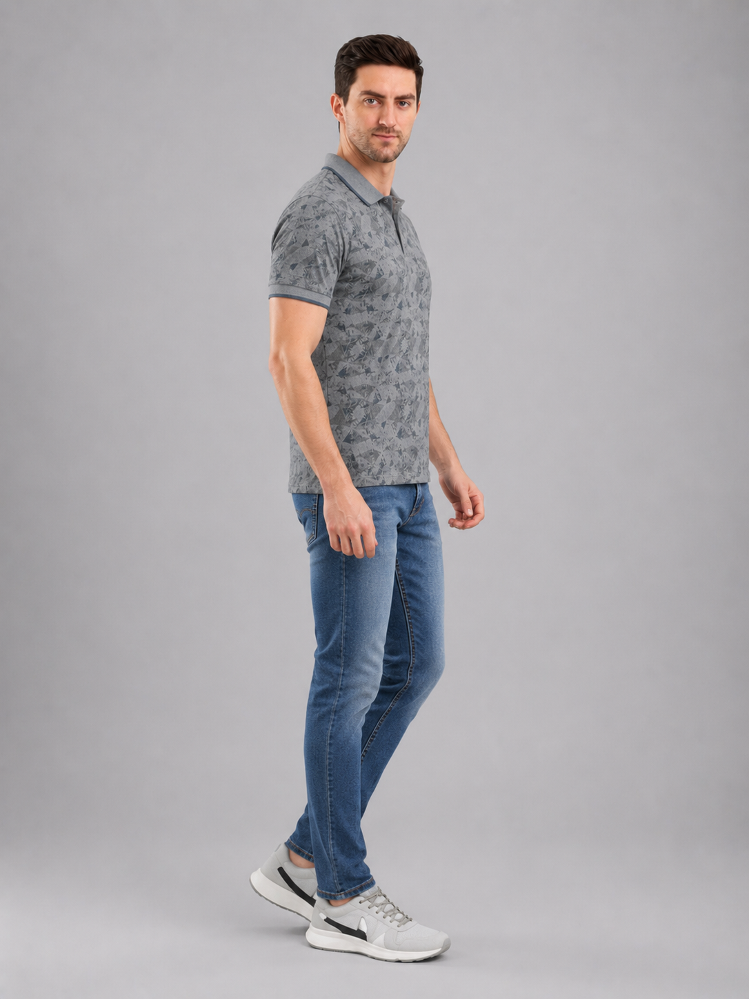 Men's Solid Polo T-Shirt | Regular Fit | Cotton Blend | Half Sleeve Casual Wear