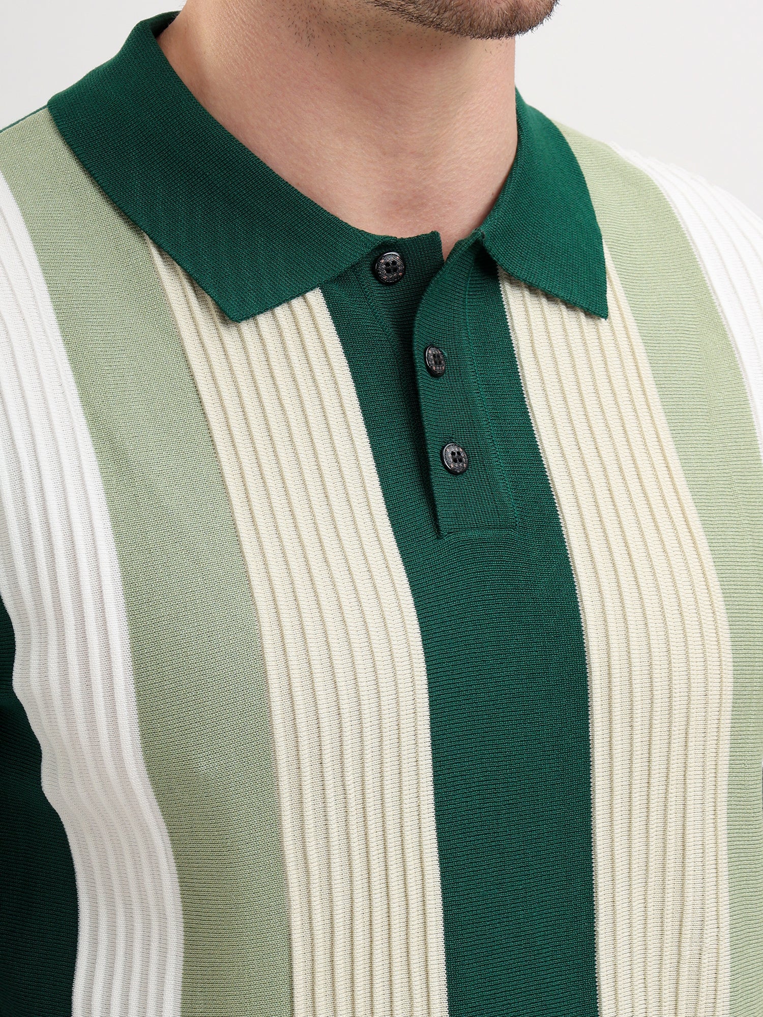Sparky Solid Slim Fit Cotton Formal Polo Tshirt Half Sleeve | Summer Plus Size Green Color