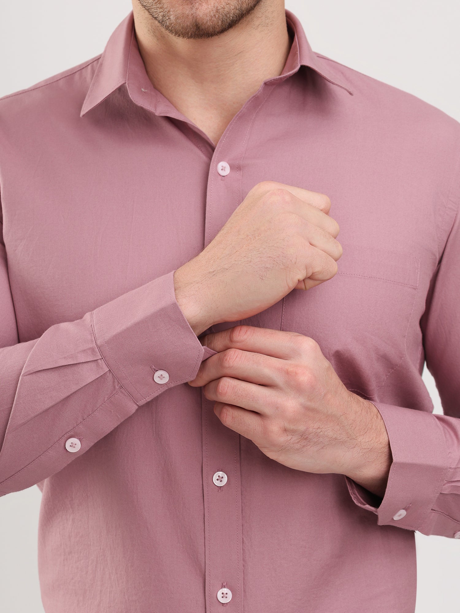 Men Brown Casual Twill Shirt