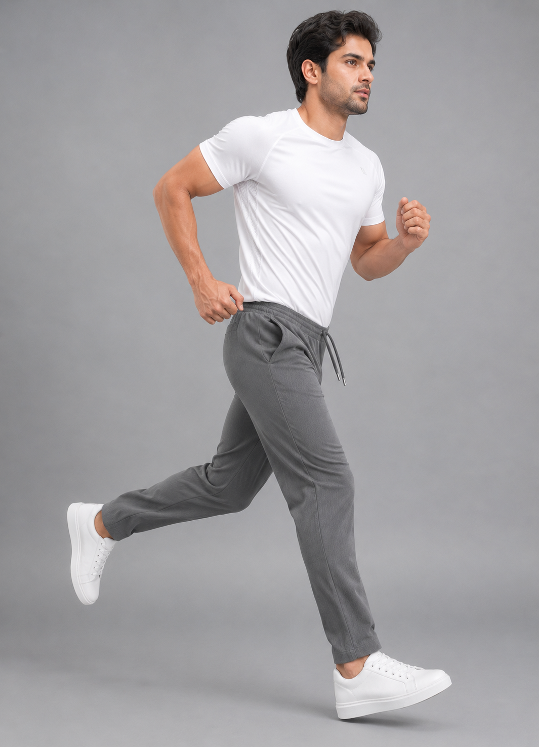 SPARKY Men's Fabric Solid Lower | Premium Track Pants Grey Color