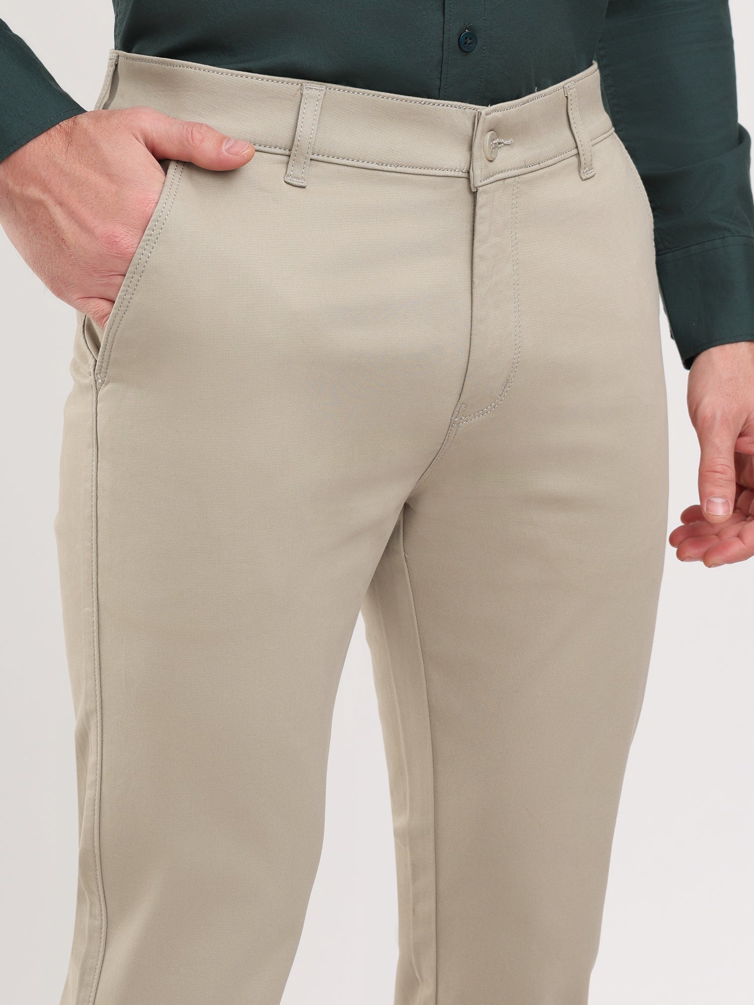 Men Slim Fit Pista Trouser Pant