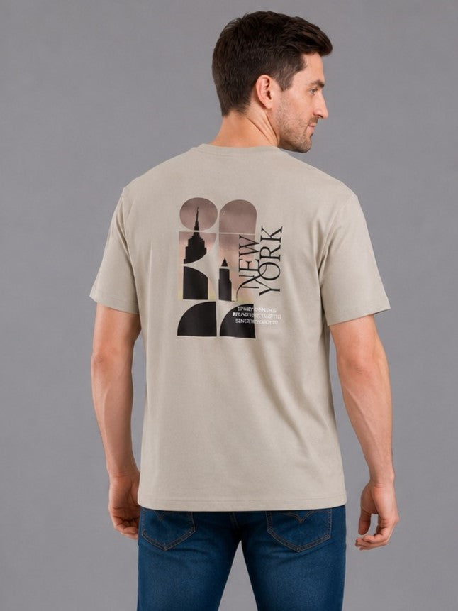 Men’s Half Sleeve Round Neck T-Shirt | Trendy Casual Outfit