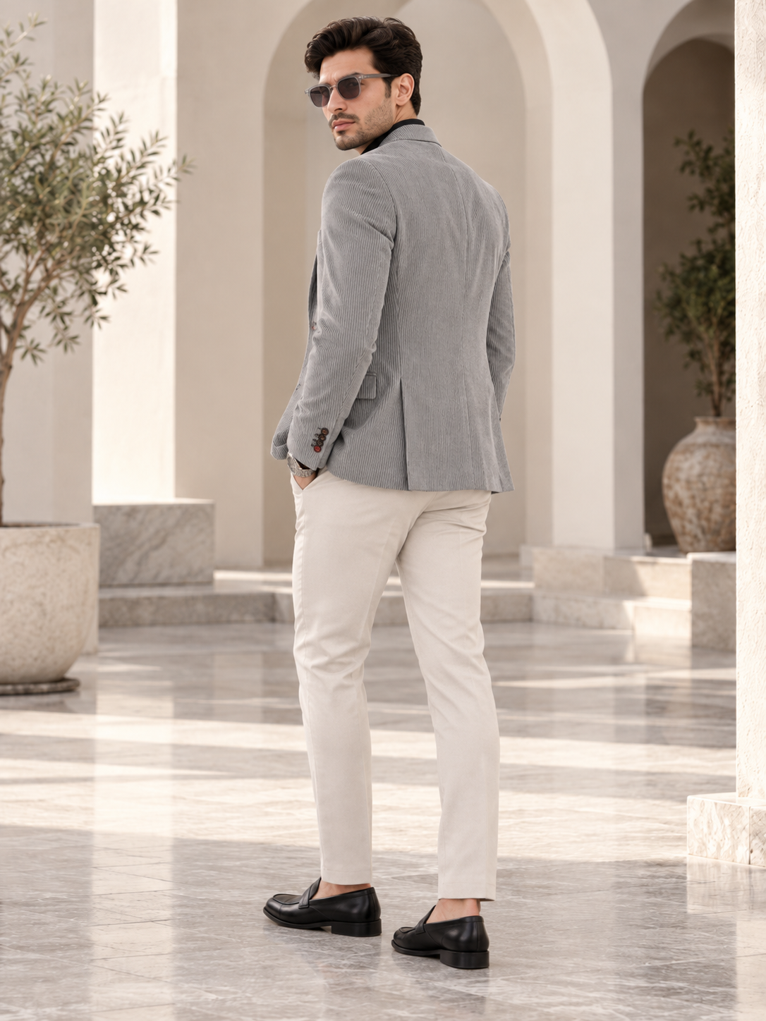 Men’s Premium Stylish Blazer Classic Single-Breasted Blazer