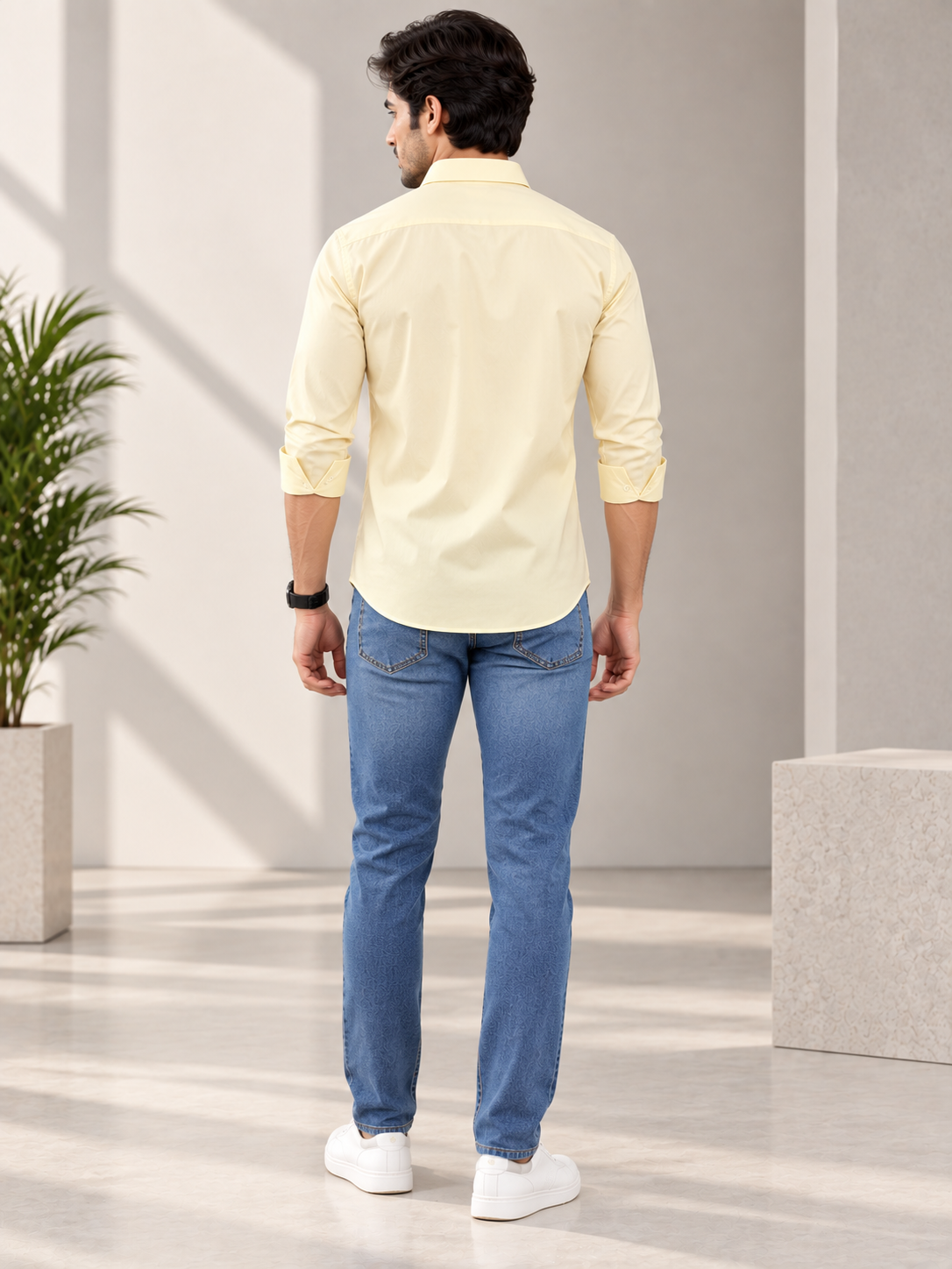Men’s Premium Plain Full Sleeve Casual Shirt