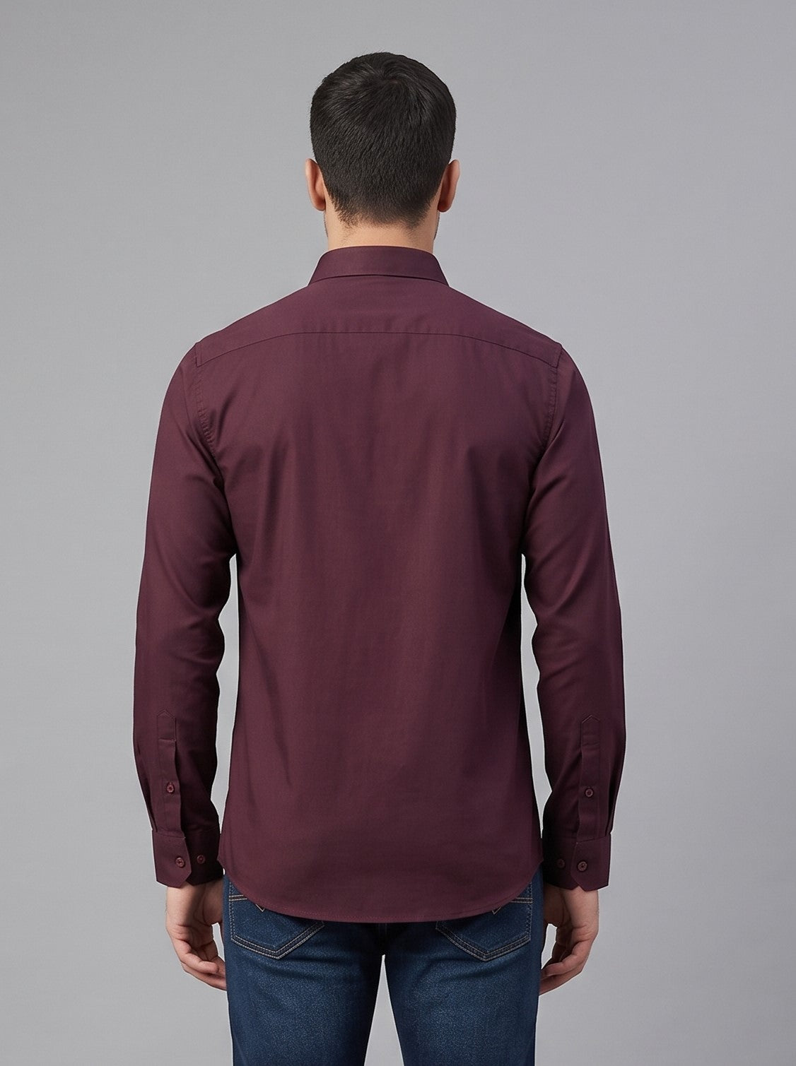Men Premium Formal Satin Shirt Full Sleeve Regular Fit