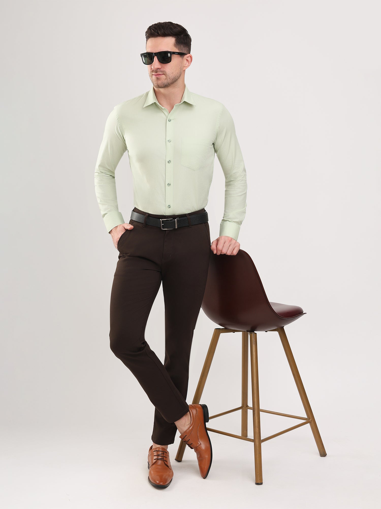 Men Pista Casual Twill Shirt