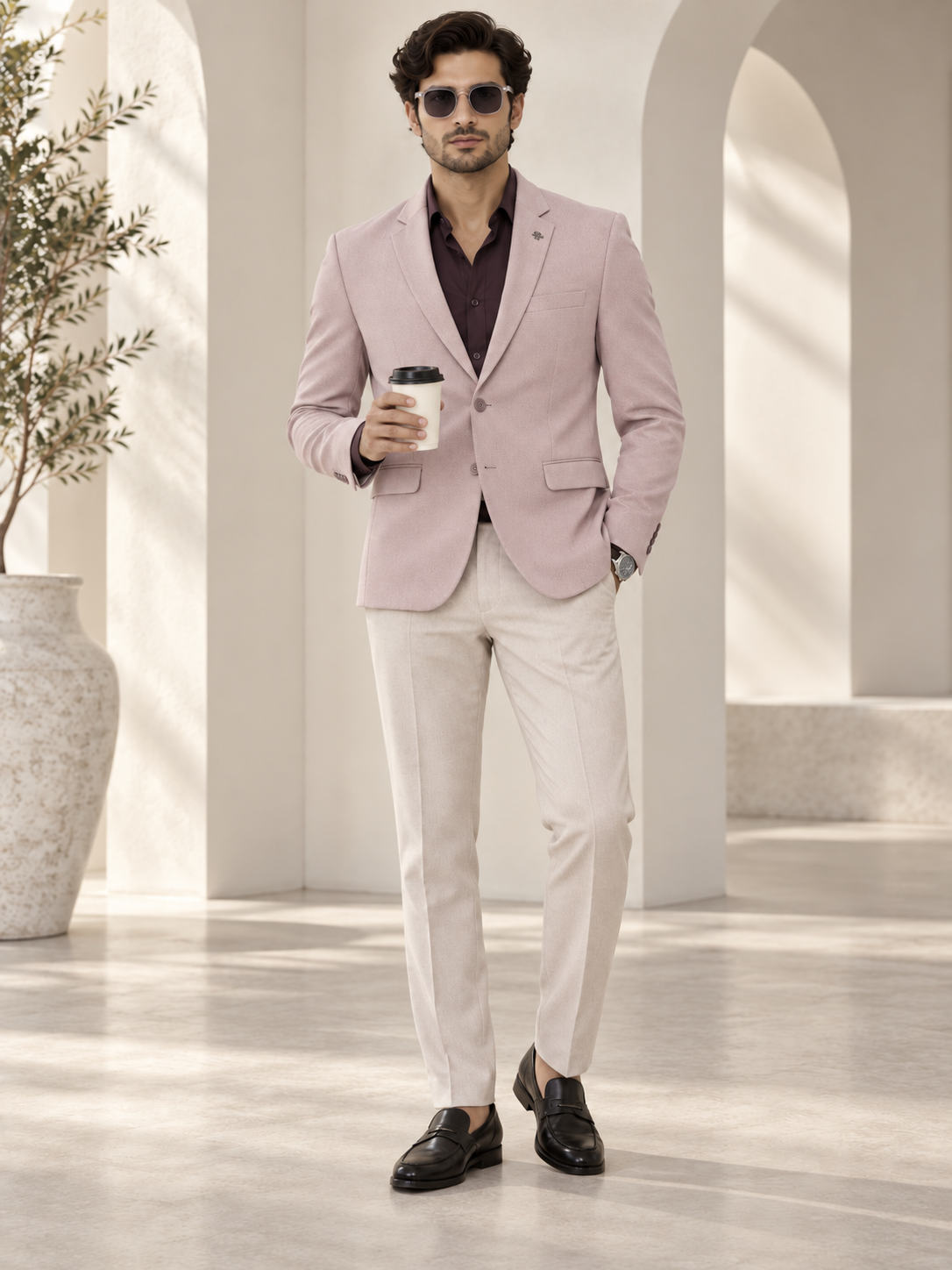 Men’s Premium Stylish Blazer Classic Single-Breasted Blazer