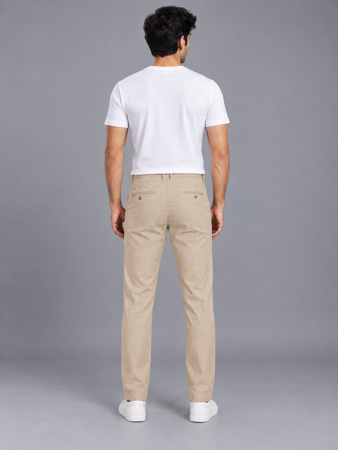 Men’s Premium Fawn Colour Slim Fit Formal Trousers