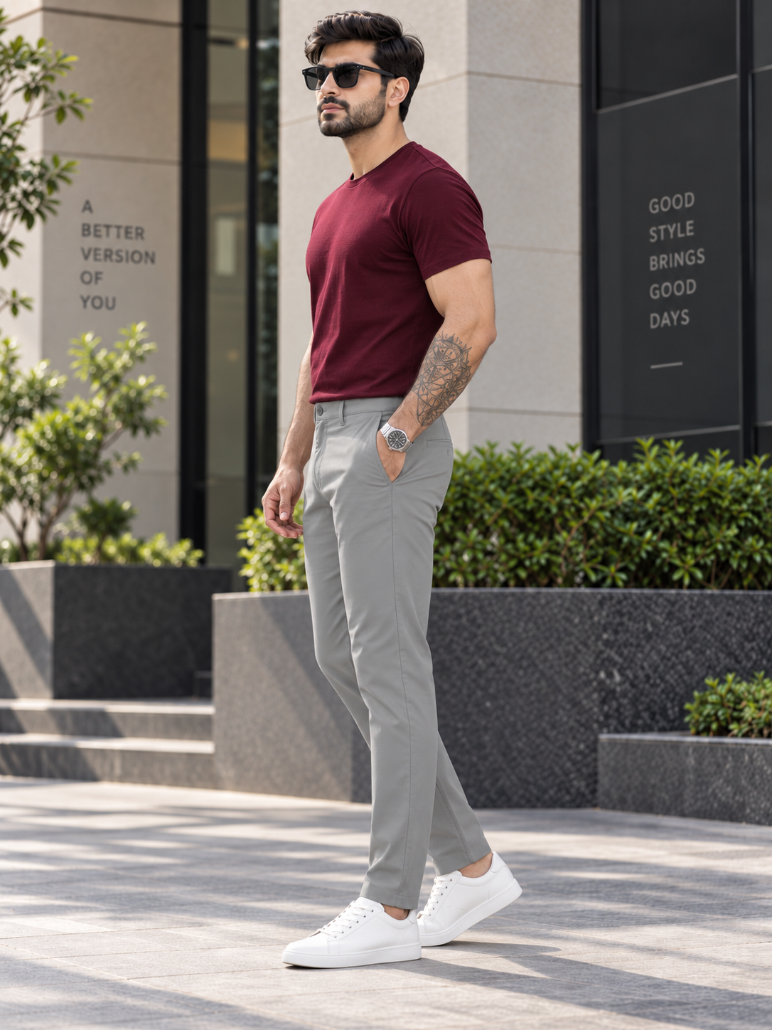 Men’s Premium Slim Fit Casual Trousers