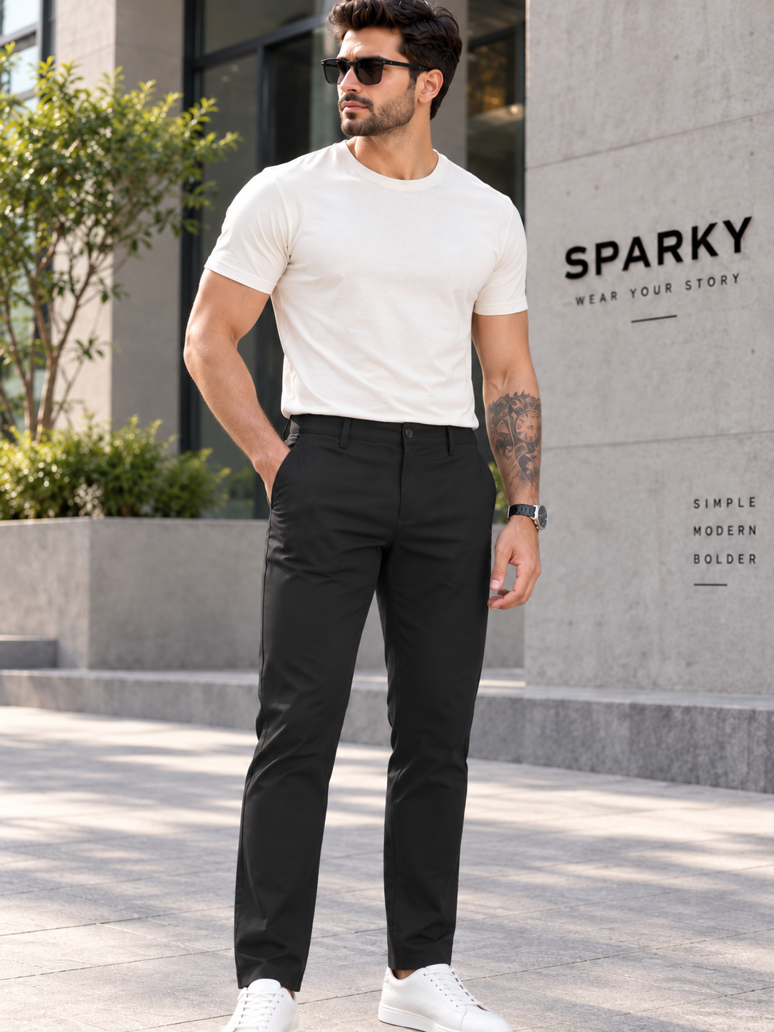 Men’s Premium Slim Fit Casual Trousers