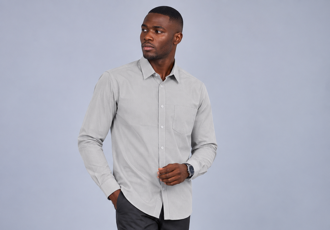 Men`s Grey Colour Premium Shirt