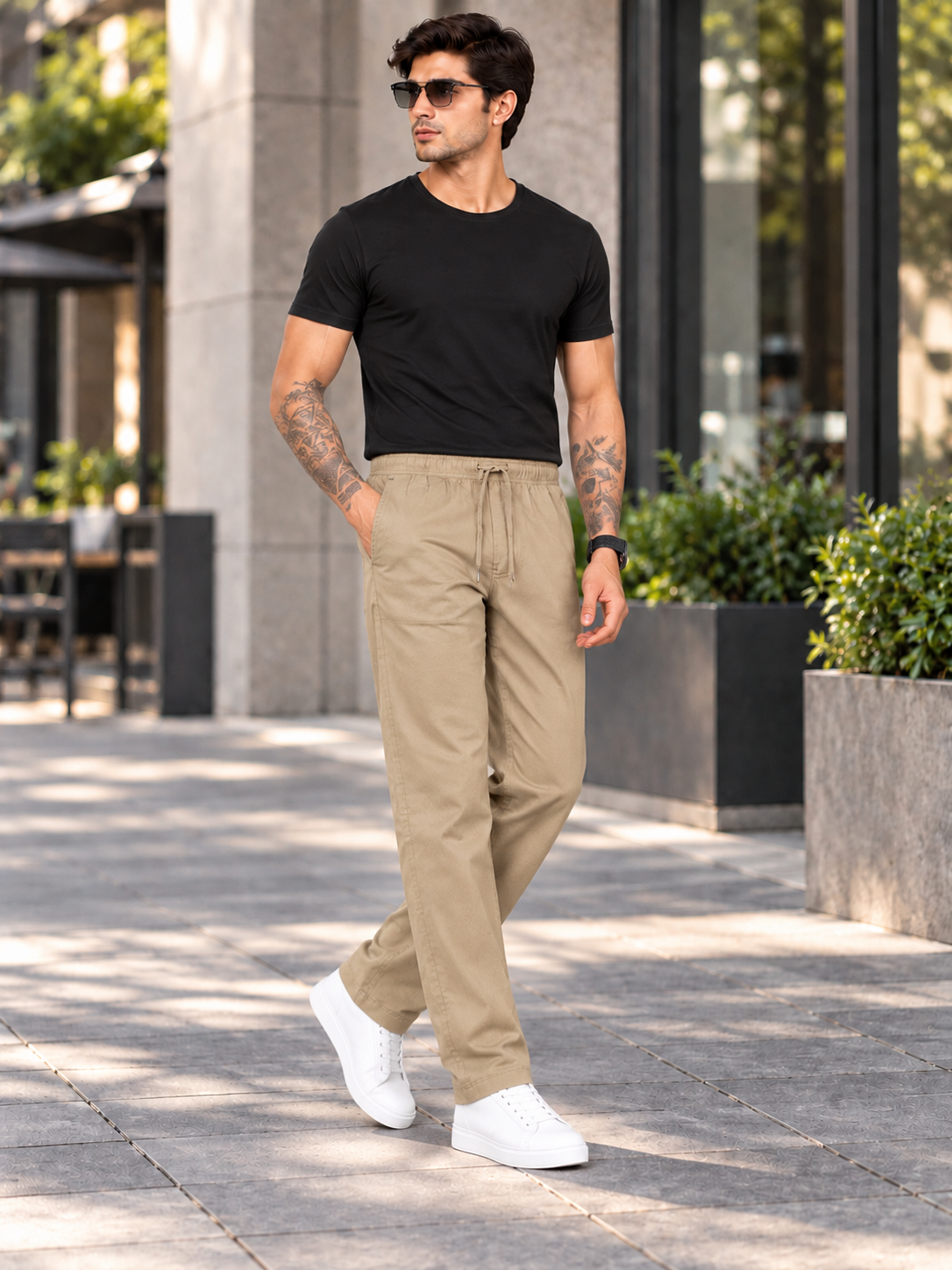Men’s Premium Solid Casual Lower