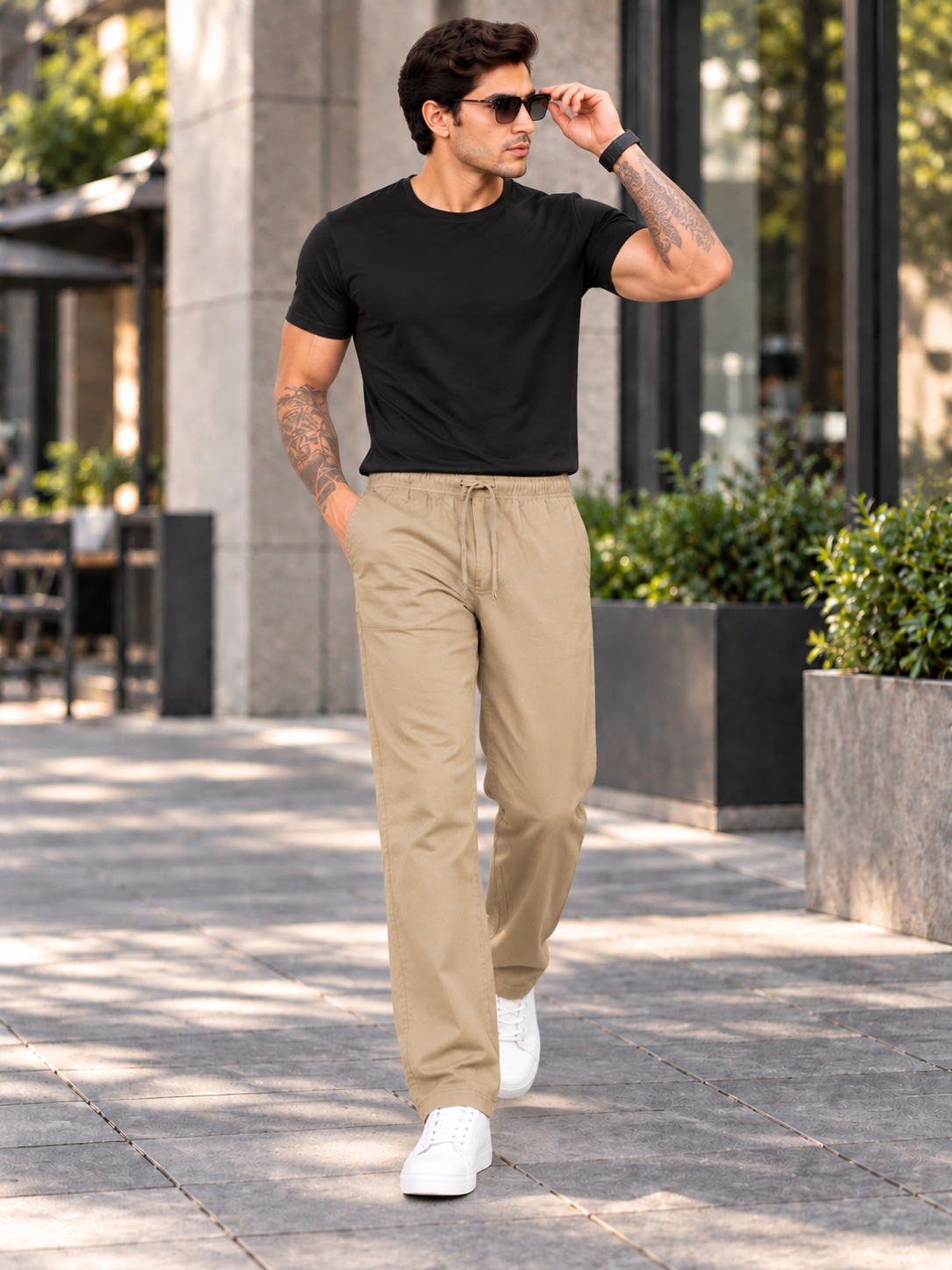 Men’s Premium Solid Casual Lower