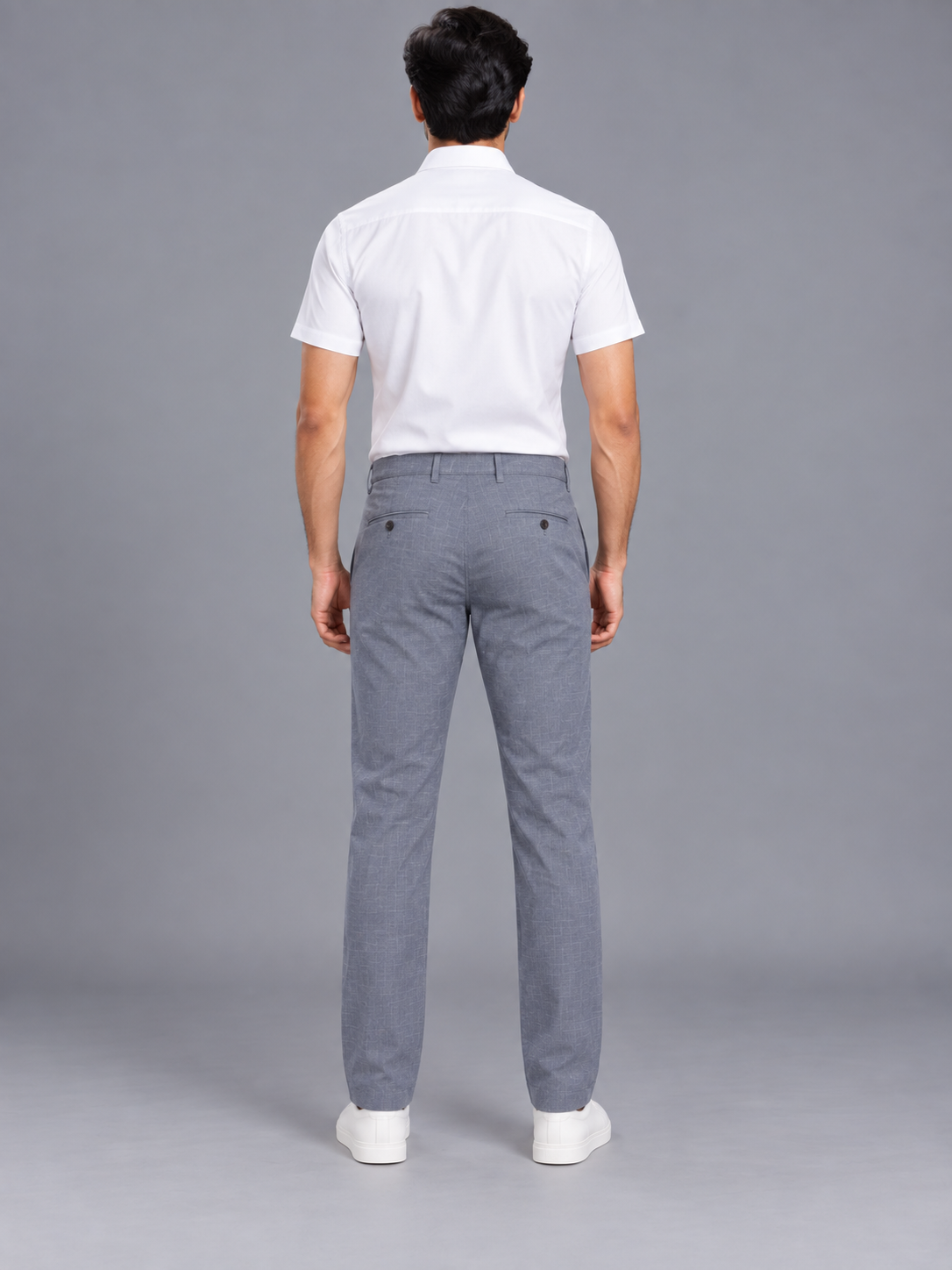 Men’s Premium Grey Colour Slim Fit Formal Trousers