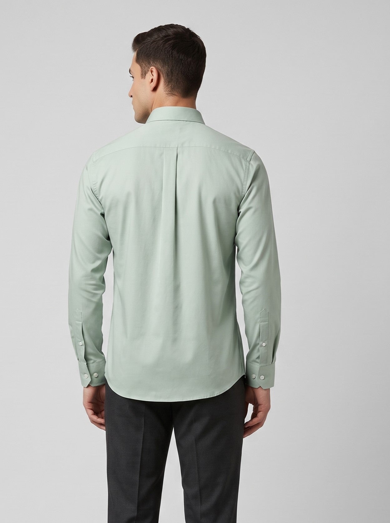 Men Premium Formal Satin Shirt Full Sleeve Regular Fit