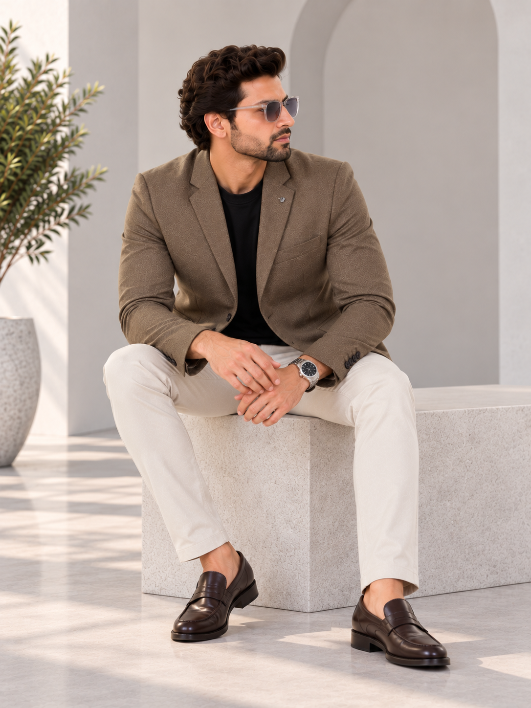 Men’s Premium Stylish Blazer Classic Single-Breasted Blazer