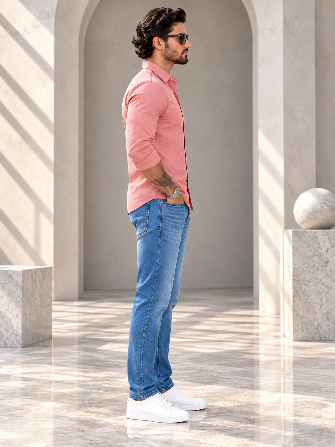 Men’s Premium Full Sleeve Plain Casual Shirt