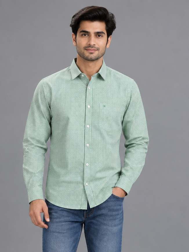 Men's Primium Green Shirt