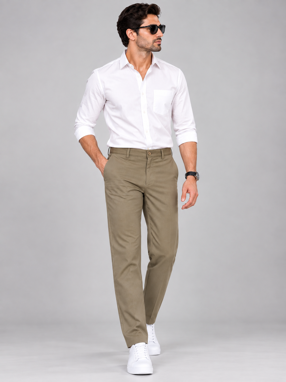Men’s Slim Fit Casual Trousers