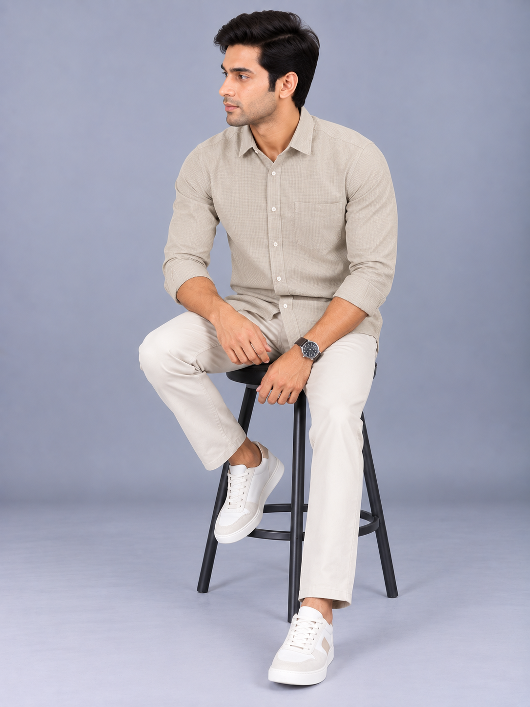 Men`s Fawn Colour Premium Shirt