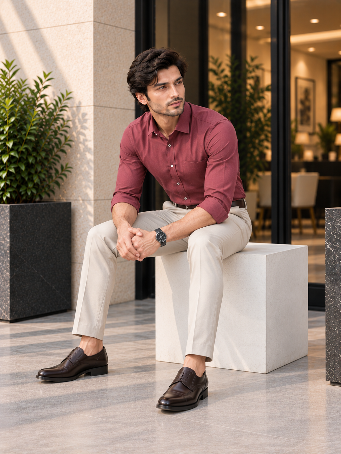 Men’s Premium Plain Full Sleeve Formal Shirt