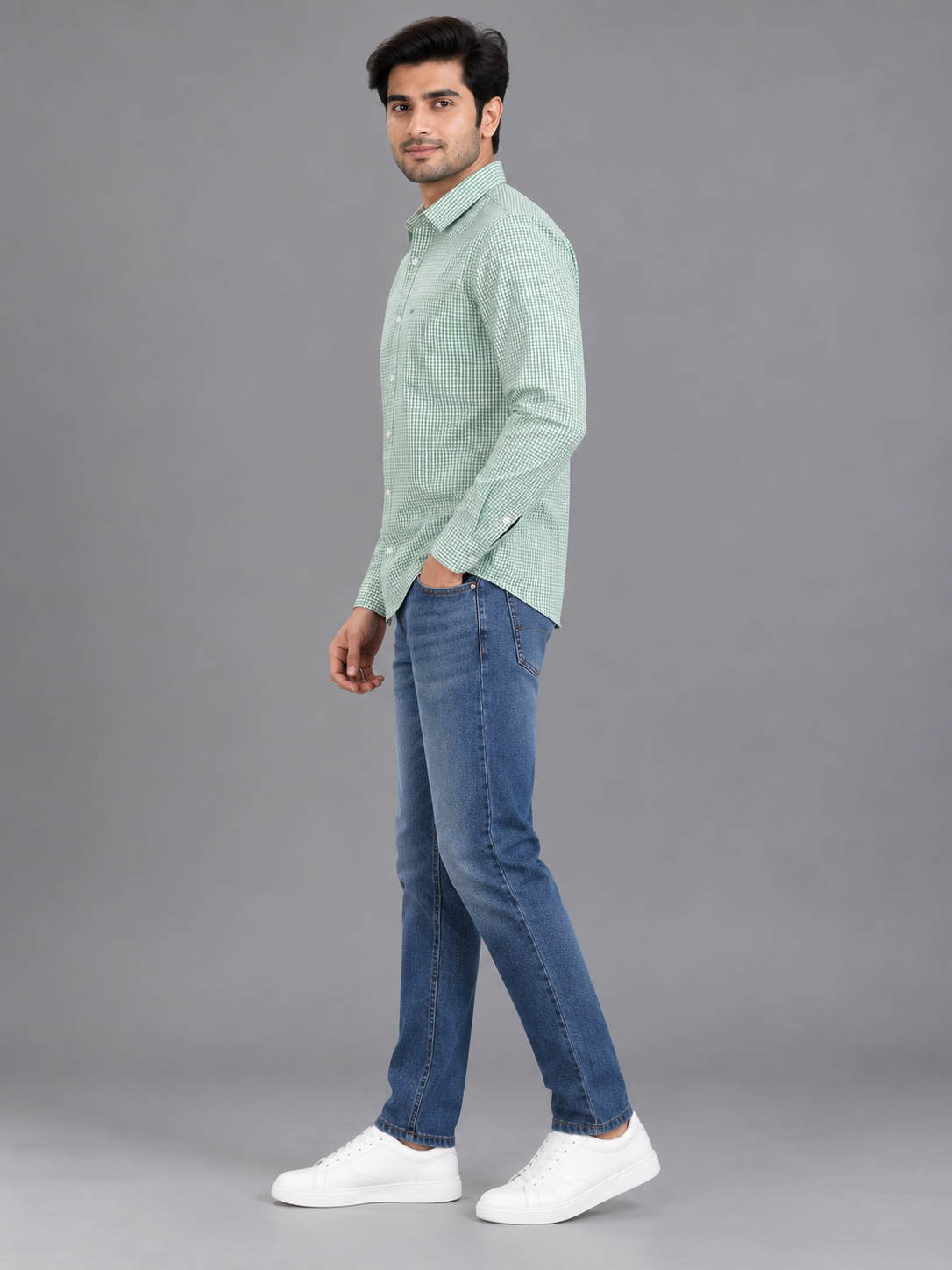Men's Primium Green Shirt