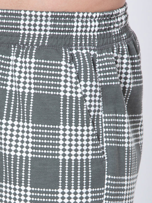 Mens Mid-Rise Cotton Shorts