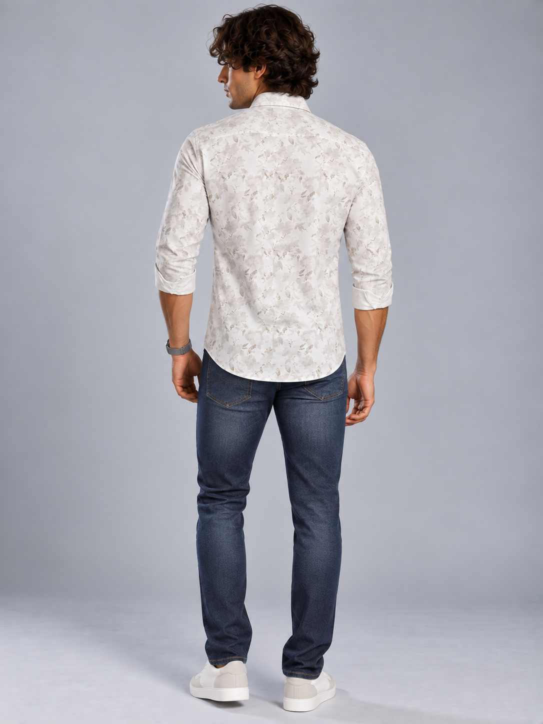 Men’s Premium Printed Full Sleeve Casual Shirt