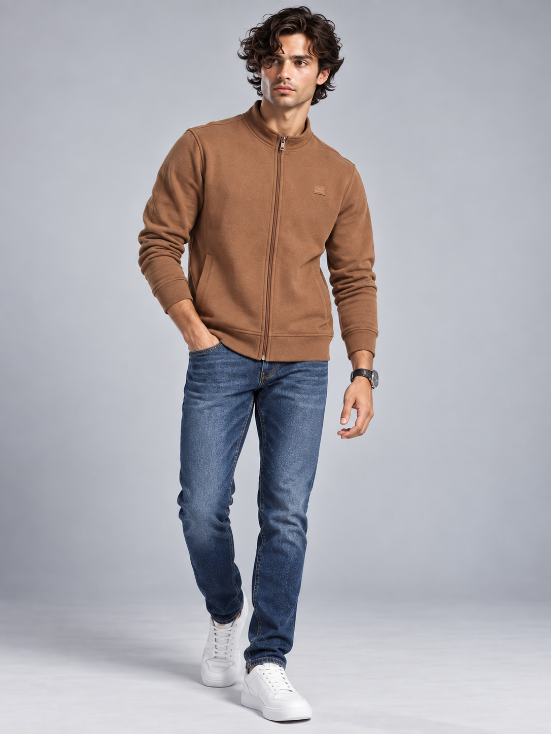 Men’s Premium Full Sleeve Zipper Sweatshirt