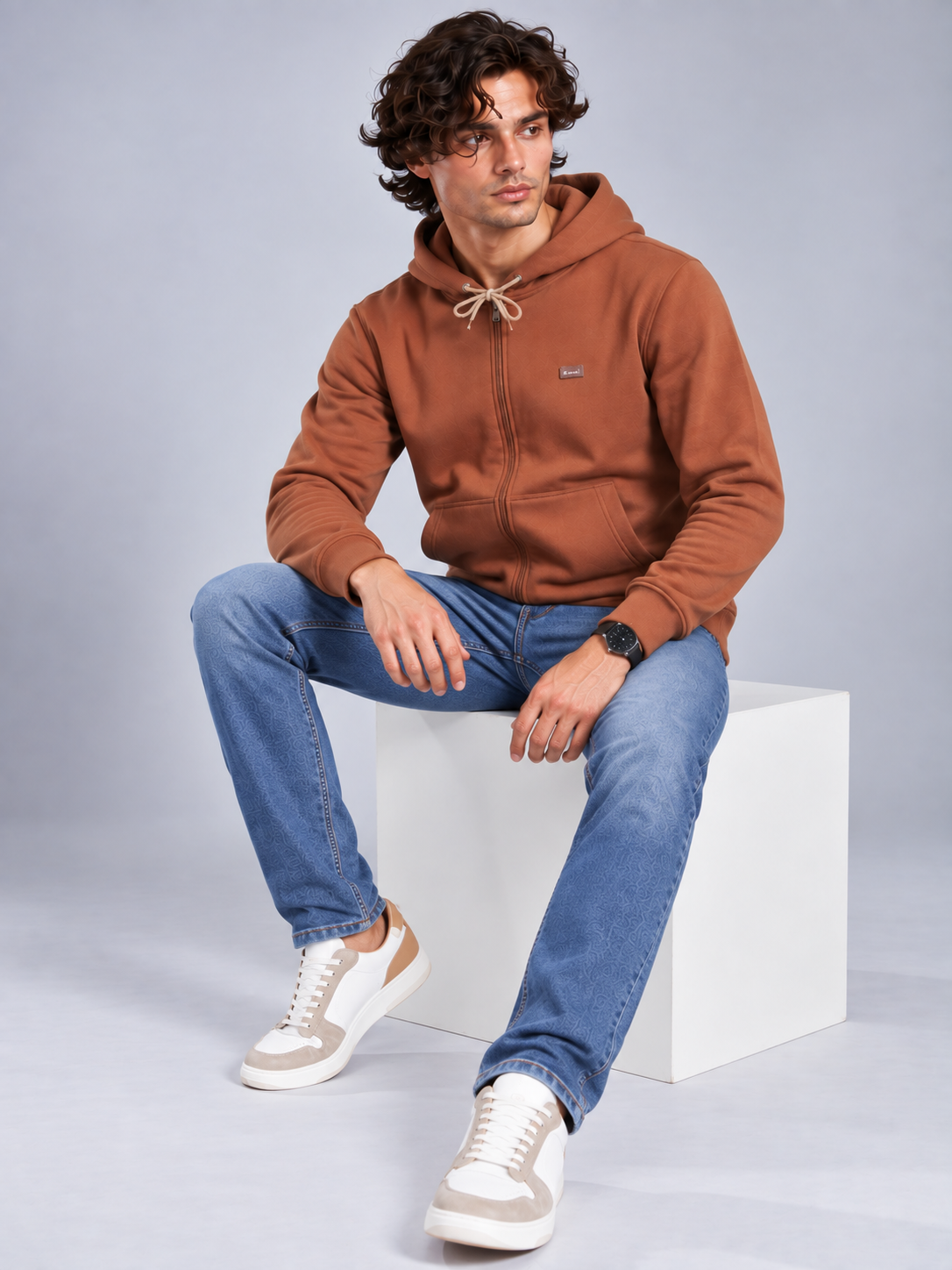 Men’s Premium Full-Zip Hooded Sweatshirt