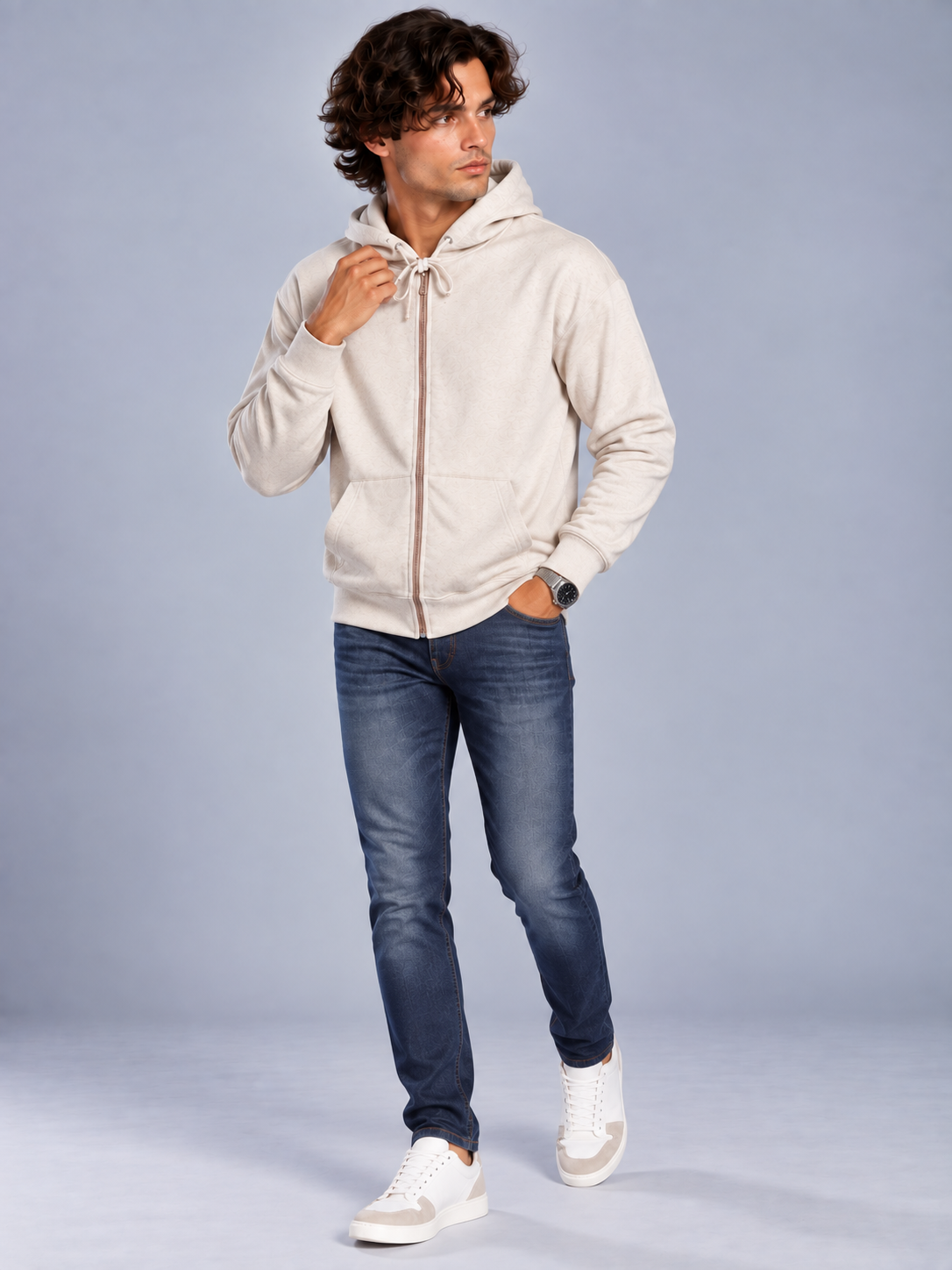 Men’s Premium Full-Zip Hooded Sweatshirt