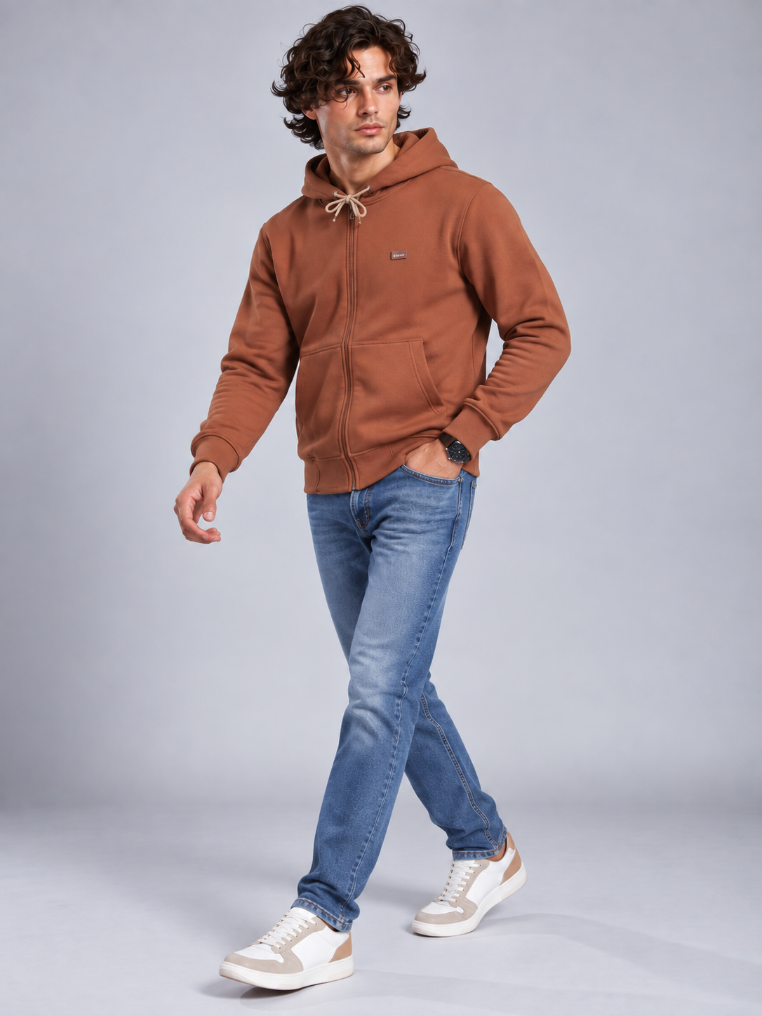 Men’s Premium Full-Zip Hooded Sweatshirt