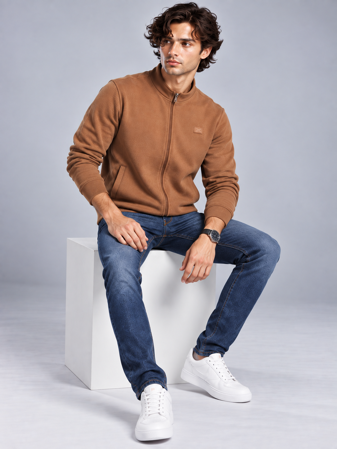 Men’s Premium Full Sleeve Zipper Sweatshirt