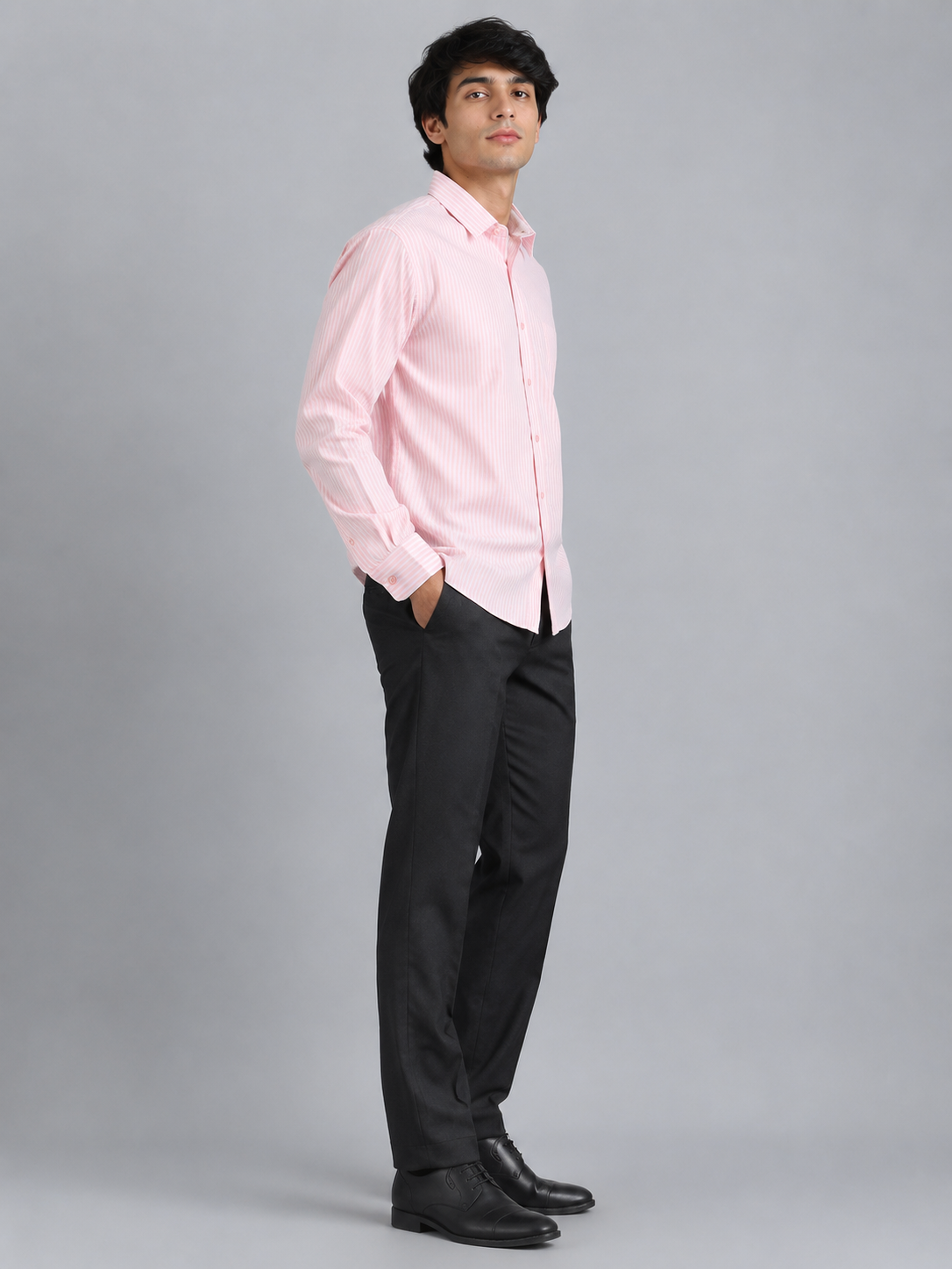 Men Premium Casual Stripe Shirt Full Sleeve Regular Fit