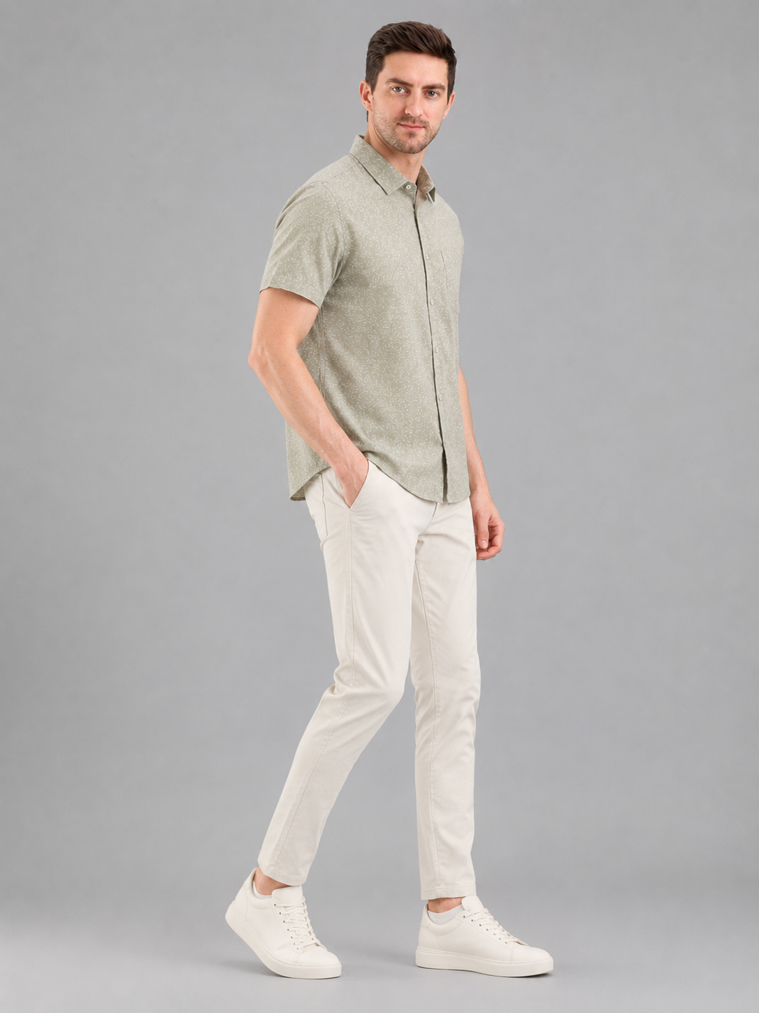 Men Regular Fit | Half Sleeve Casual Shirt | Lightweight Summer Wear