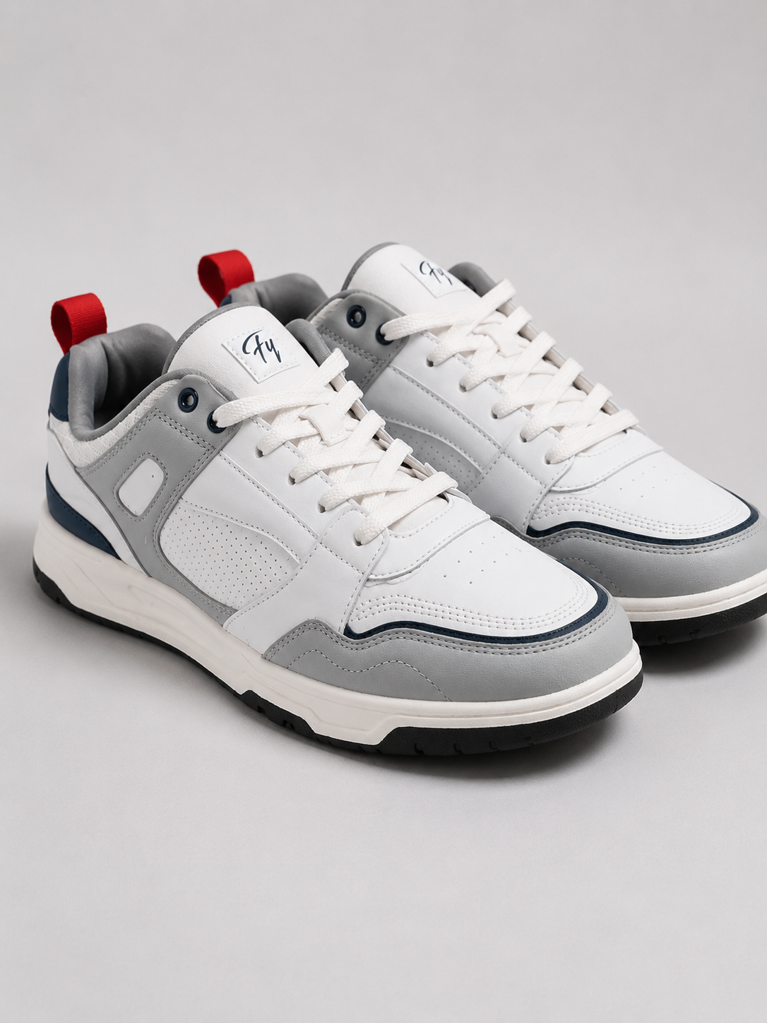 Men's Off White Colour Casual Sneakers