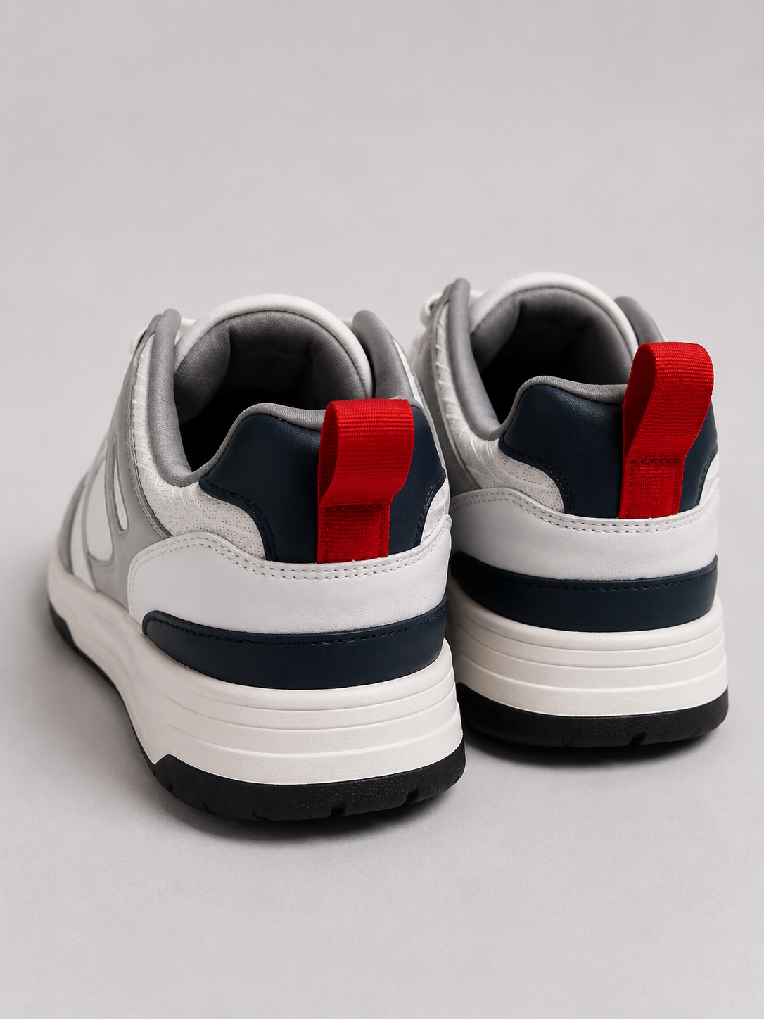 Men's Off White Colour Casual Sneakers