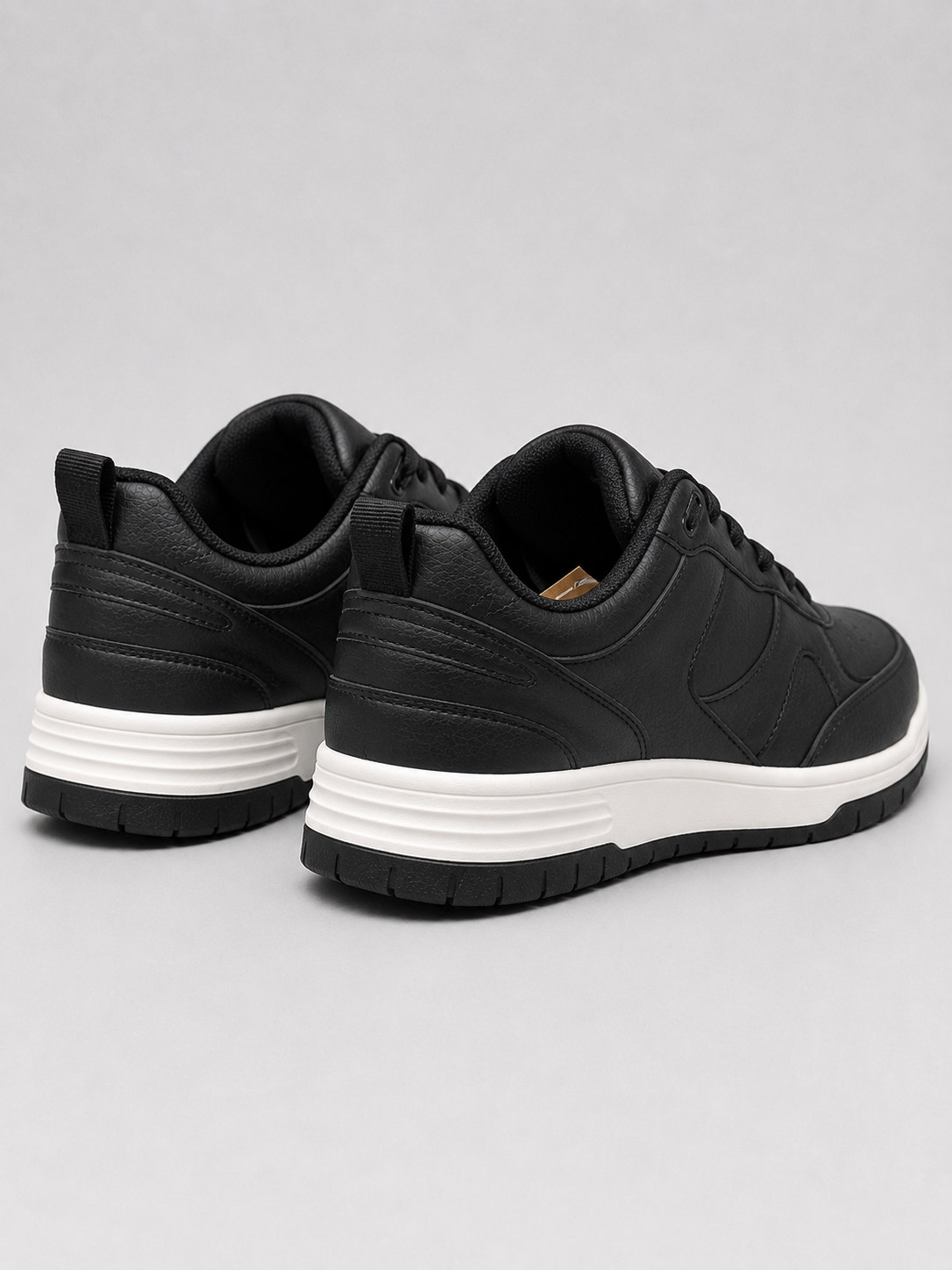 Men's Black Colour Casual Sneakers