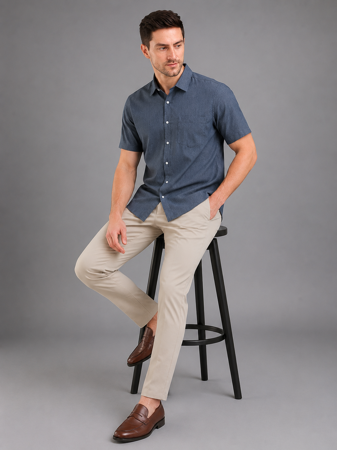 SPARKY Men Slim Fit Formal Shirt | Premium Cotton Business Wear