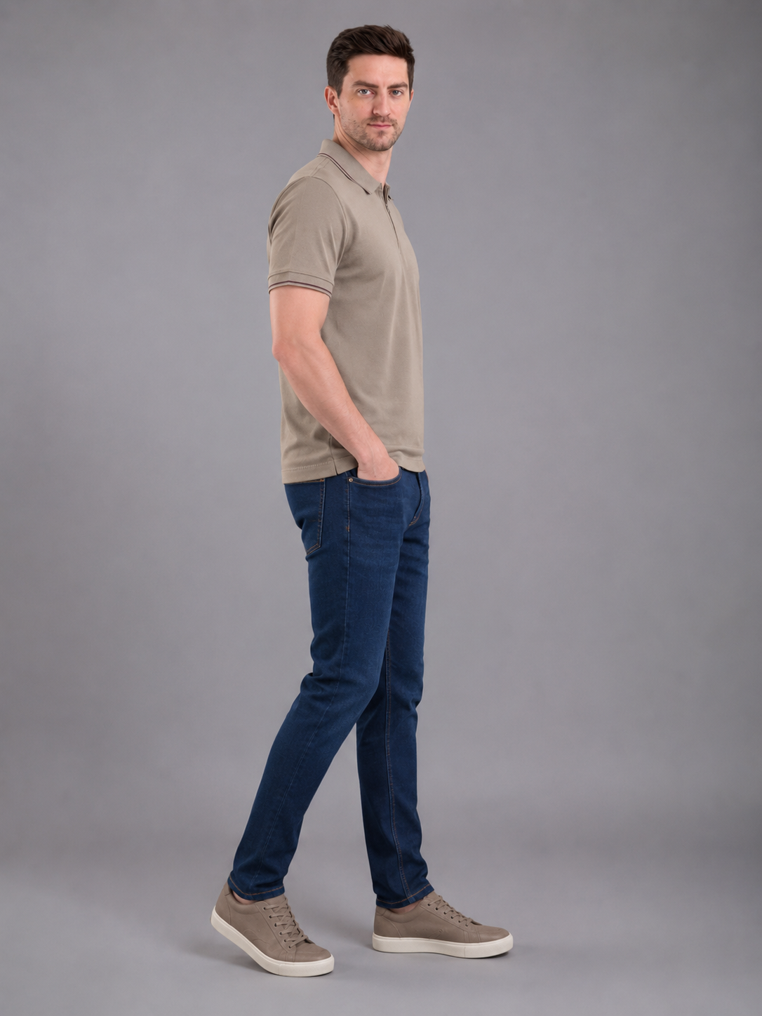 Men Premium Solid Polo T-Shirt