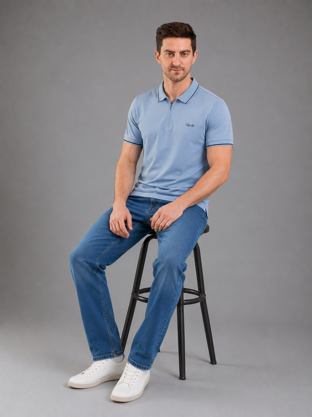 Men Premium Solid Polo T-Shirt